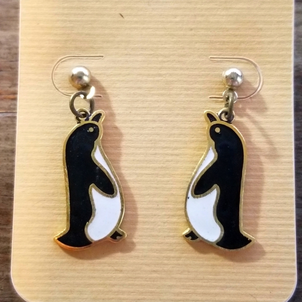 Penguin Earrings